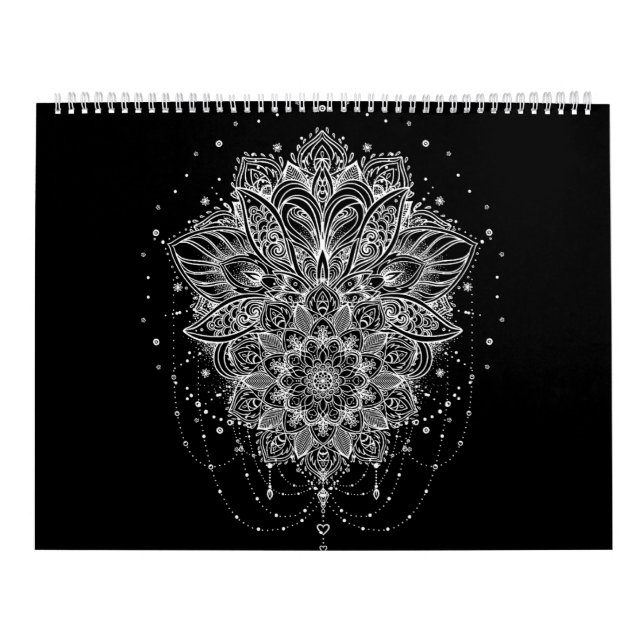 Color your Mandala Calendar (Cover)