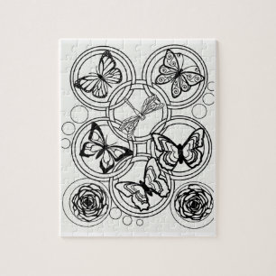 Color your own adult coloring teen jigsaw puzzle