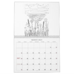 Color Your Own Calendar | Zazzle