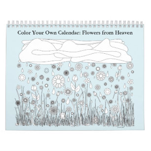 Color Your Own Calendar