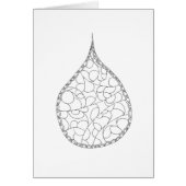 Color Your Own Card - Circle Droplet (Front)