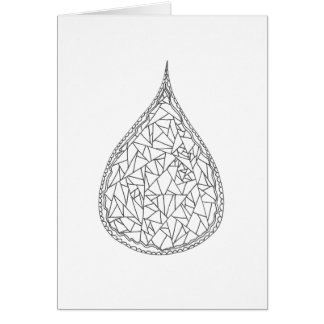 Color Your Own Card - Crystal Droplet