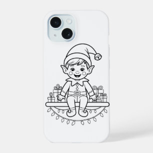 Color Your Own Christmas Elf iPhone / iPad case