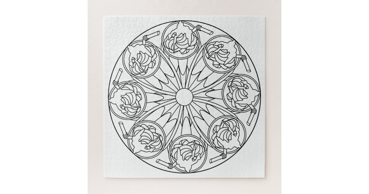 Color Your Own Coloring Book Design Milkshake Jigsaw ...