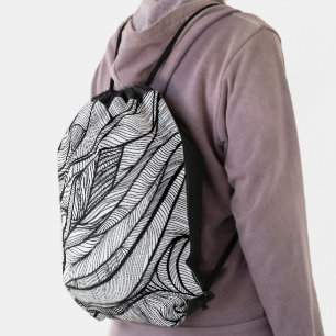 Color-Your-Own Drawstring Backpack