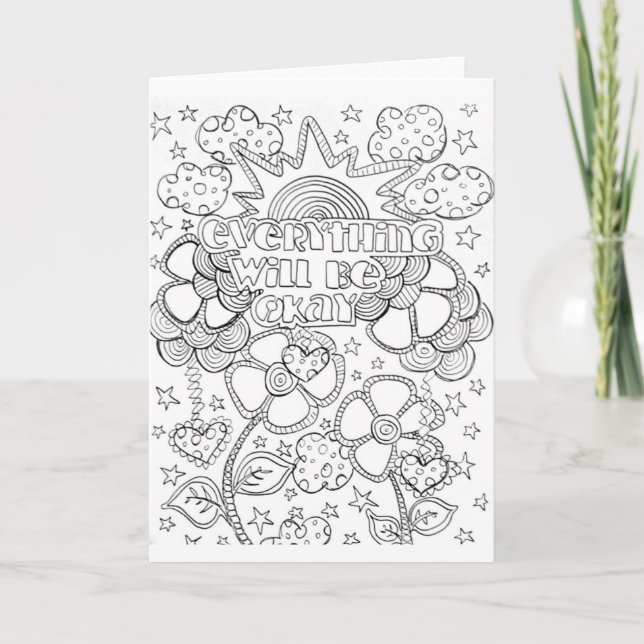 Color your own greeting card (Front)