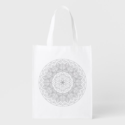 Color_Your_Own Mandala  060517_3 Grocery Bag