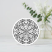 Color Your Own Mandala Cupcake (Standing Front)