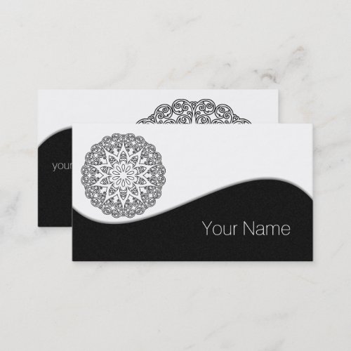 Color Your Own MANDALA _ DIY Coloring Book 1 Business Card