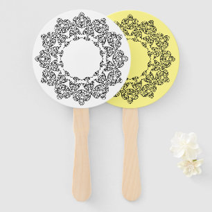 Color Your Own MANDALA - DIY Coloring Book 3 Hand Fan