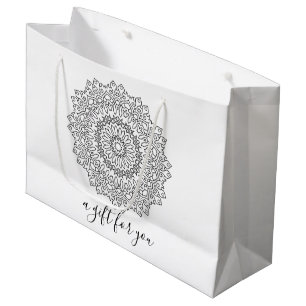 Color Your Own MANDALA - DIY Coloring Book 4 Large Gift Bag