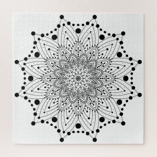 Color Your Own Mandala Puzzle 600 Pieces Square