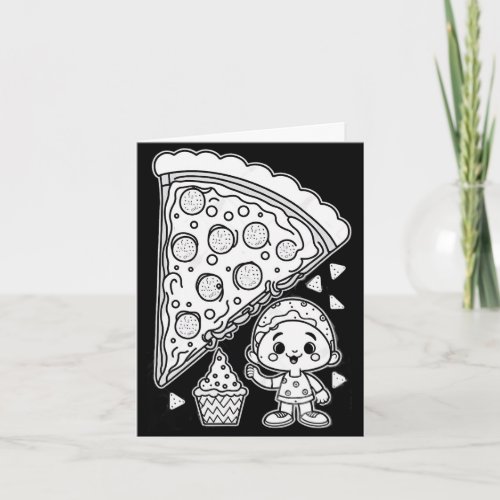 Color your own pizza lunch  invitation