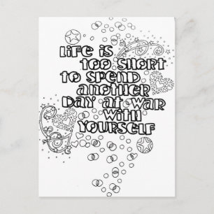 Color your own postcard