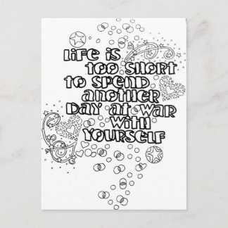 Color your own postcard