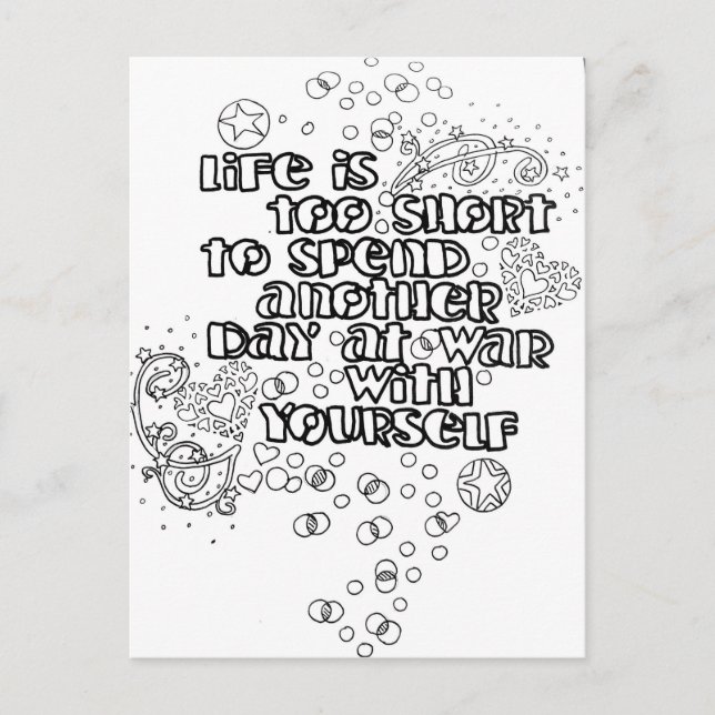 Color your own postcard (Front)