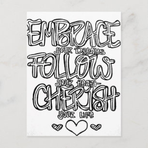 Color your own postcard