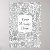 Color Your Own Poster (Large 20x28")