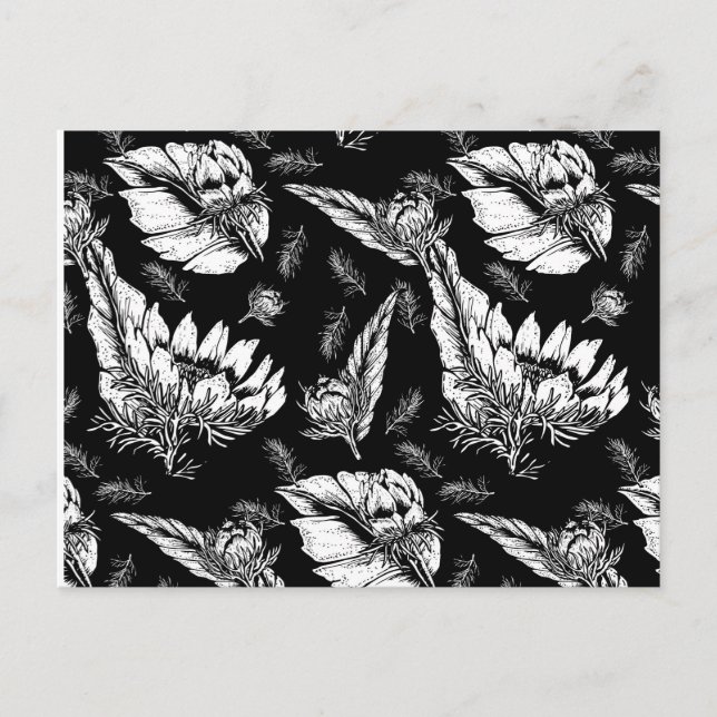 Color Your Own Sunflowers Postcard (Front)