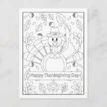 Color Your Own Turkey