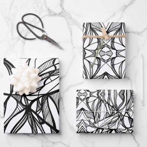 Color Your Own Wrapping Paper 2 Flat Sheet Set