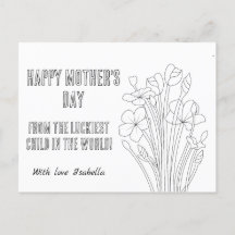 Color your self custom Mother's Day