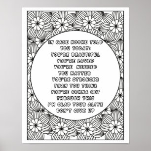 Color Your World: Vibrant Hues of Positivity Poster