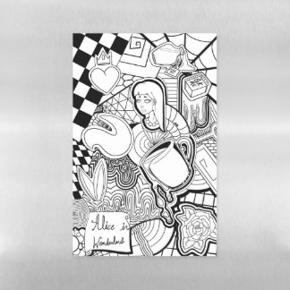 Color yourself dry erase magnet sheet