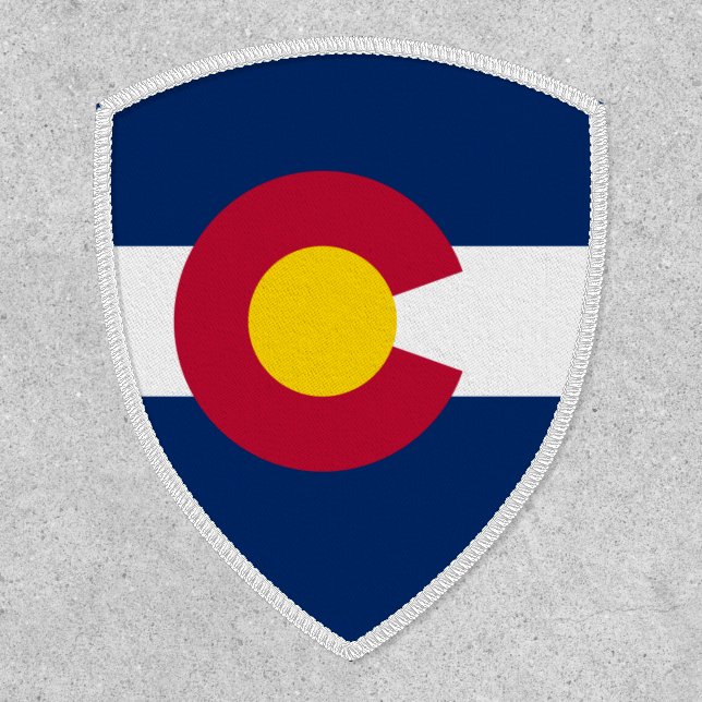 Coloradan Flag, Flag of Colorado Patch (Front)