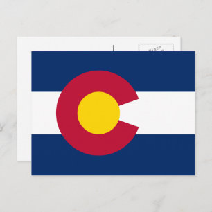 Coloradan Flag, Flag of Colorado Postcard
