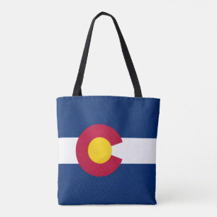 Coloradan Flag, Flag of Colorado Tote Bag