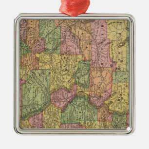 Colorado 10 metal ornament