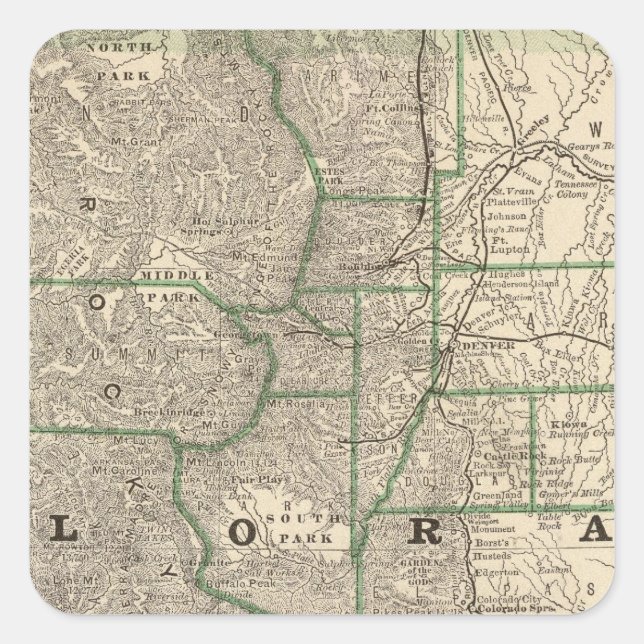 Colorado 12 square sticker (Front)