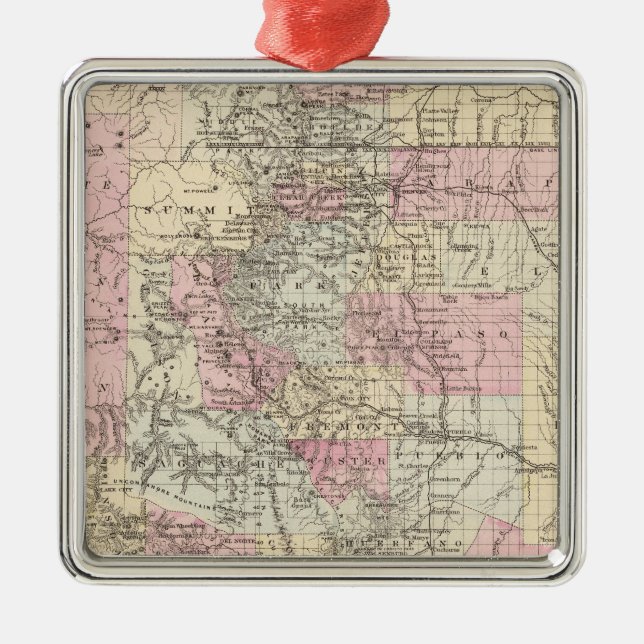 Colorado 14 metal ornament (Front)