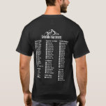 Colorado 14er 2 Sided Checklist Fourteeners Shirt