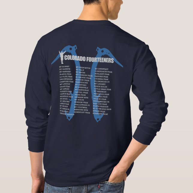 Colorado 14ers T-Shirt (Back)