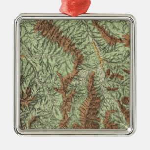Colorado 3 metal ornament