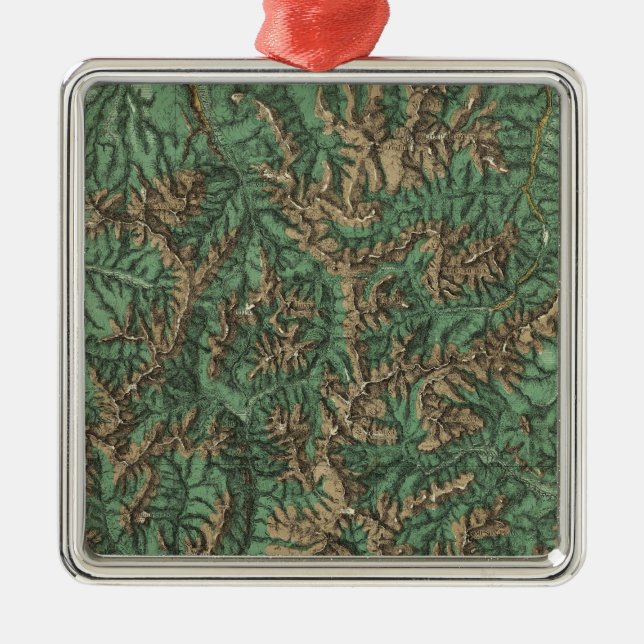 Colorado 5 metal ornament (Front)