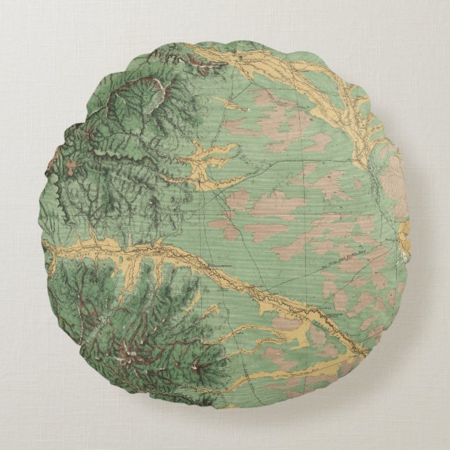 Colorado 7 round pillow (Front)