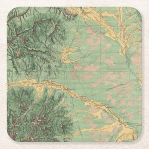Colorado 7 square paper coaster