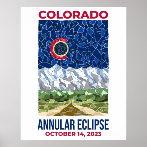 Colorado Annular Eclipse Poster