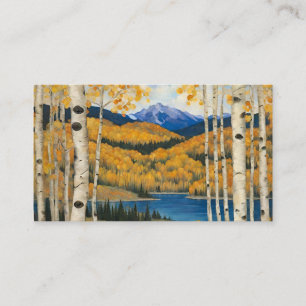 Colorado Aspens Mountains Business Card