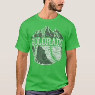 Colorado Baseball Fan Tee Vintage Rocky Mountains 
