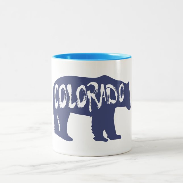 Colorado Bear Two-Tone Coffee Mug (Center)