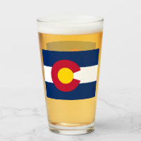 COLORADO BEER GLASS