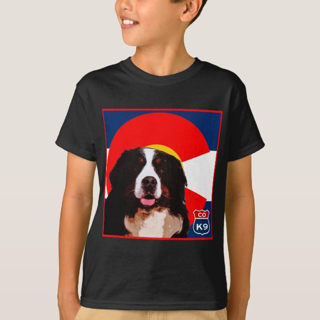 Colorado Bernese Mountain Dog T-Shirt (Front)