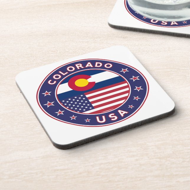 Colorado Beverage Coaster (Left Side)