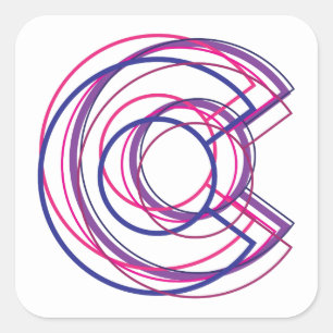 colorado biC Square Sticker