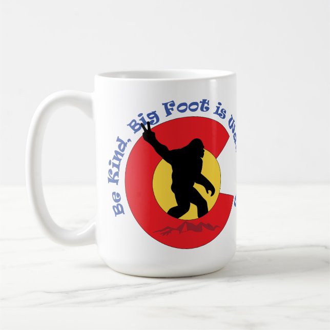 Colorado Bigfoot coffee mug (Left)