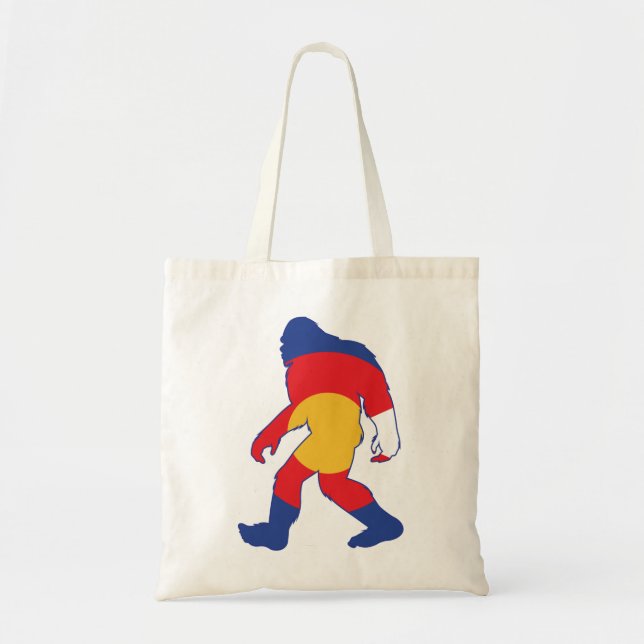 Colorado-Bigfoot Tote Bag (Front)